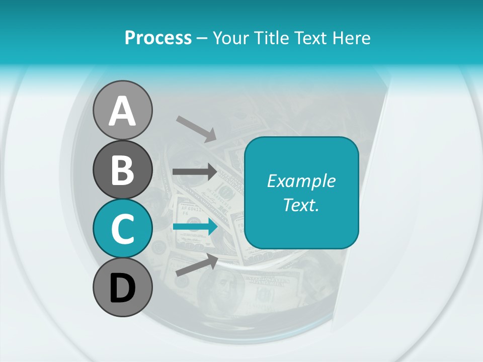 Concepts Washing Money PowerPoint Template