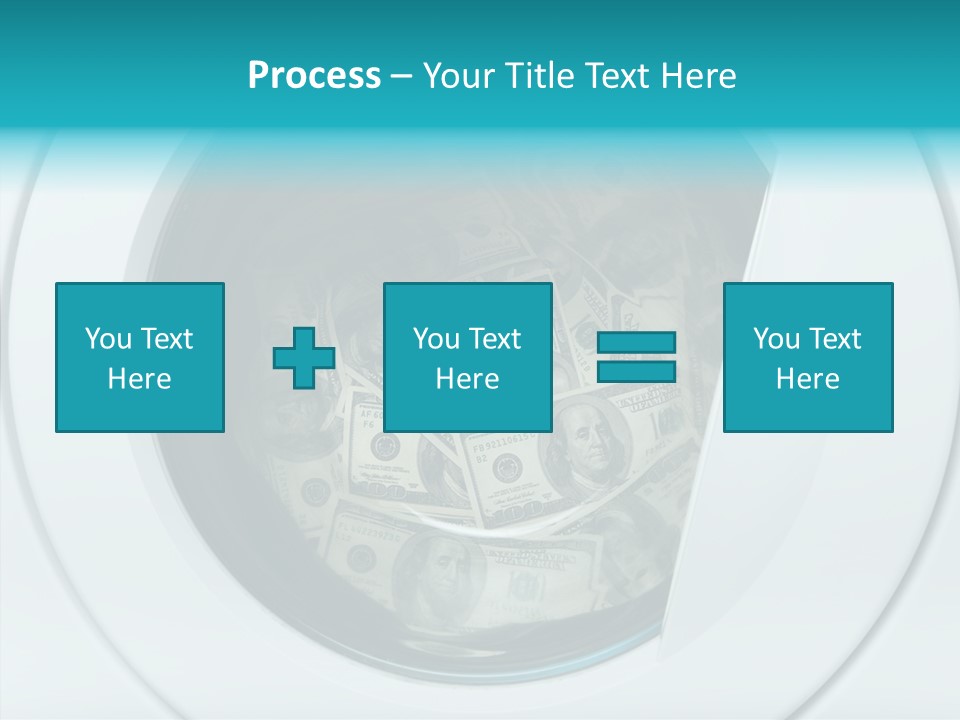 Concepts Washing Money PowerPoint Template