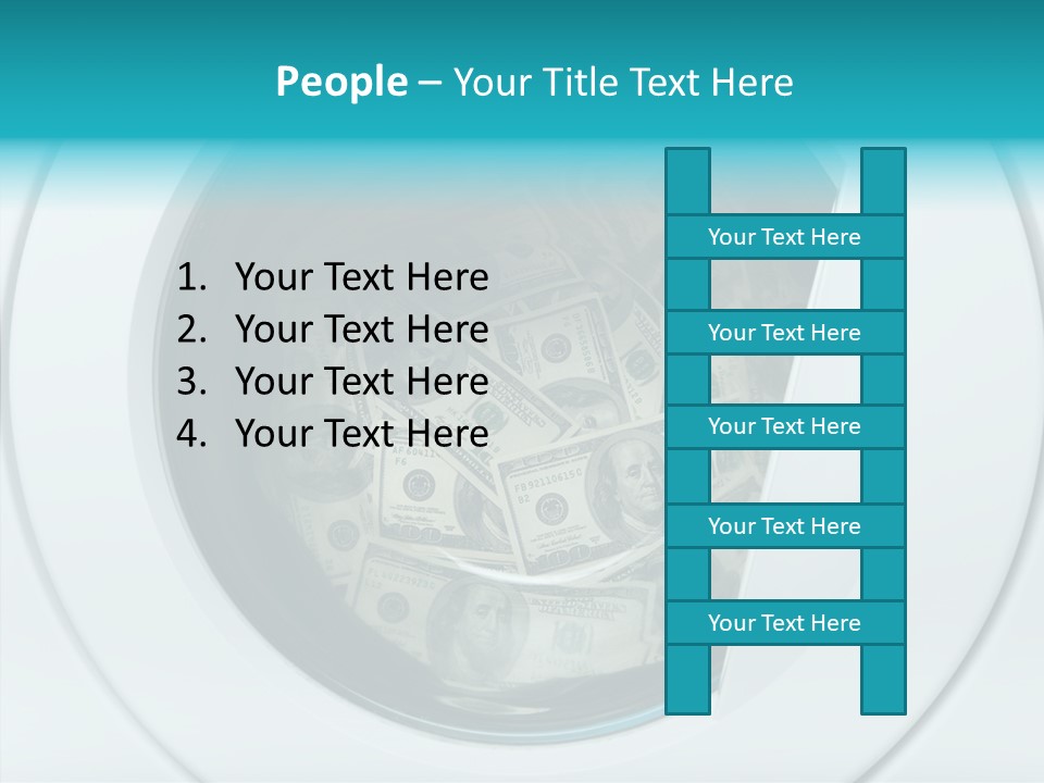 Concepts Washing Money PowerPoint Template