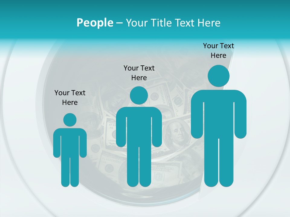 Concepts Washing Money PowerPoint Template