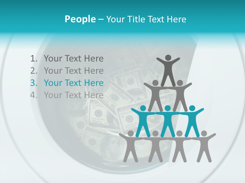 Concepts Washing Money PowerPoint Template