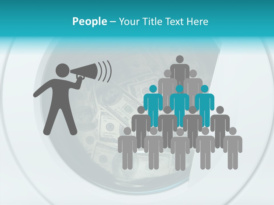 Concepts Washing Money PowerPoint Template