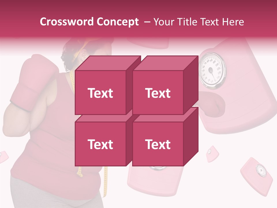 Curves Mass Big PowerPoint Template