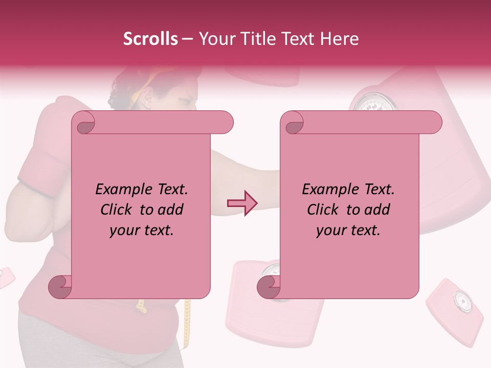 Curves Mass Big PowerPoint Template