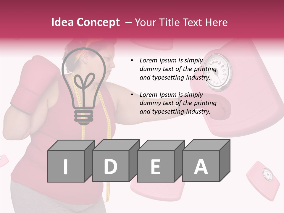 Curves Mass Big PowerPoint Template