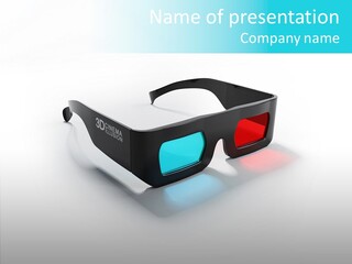 Perception Movie Glasses PowerPoint Template