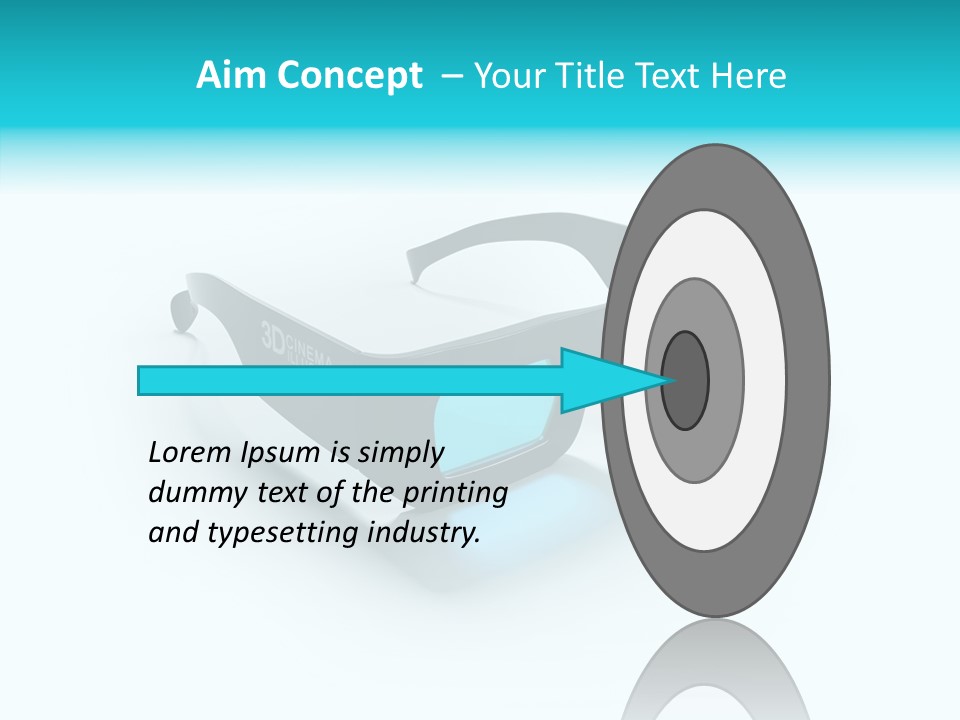 Perception Movie Glasses PowerPoint Template