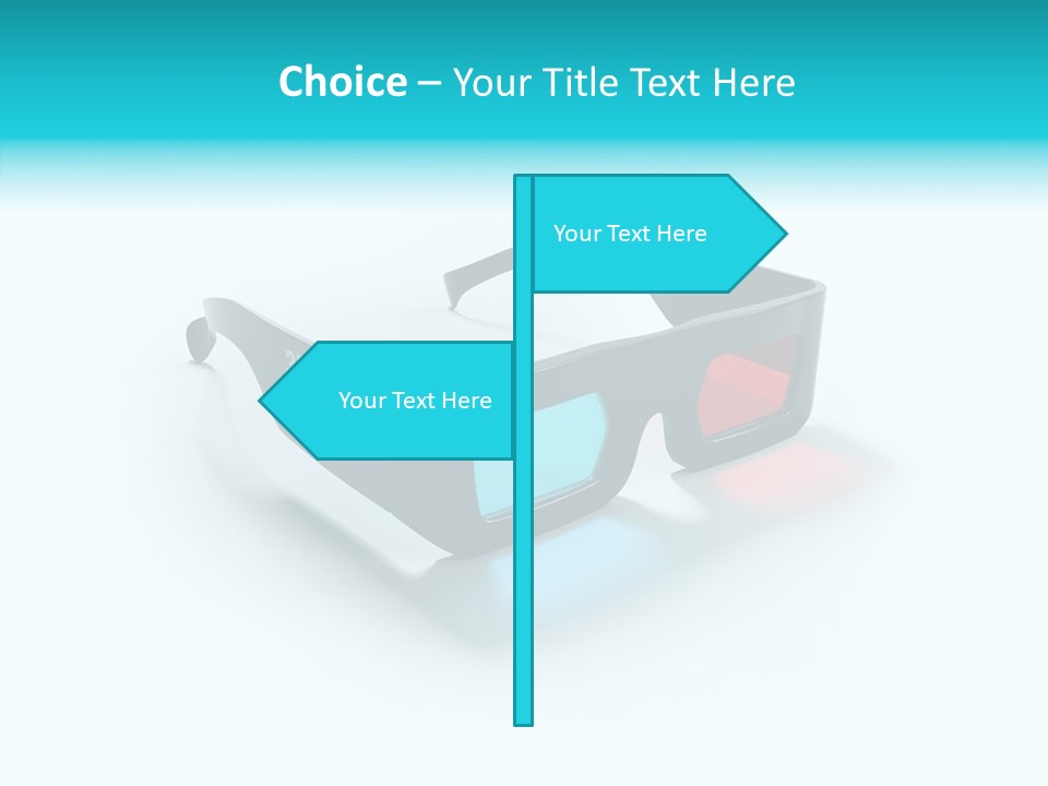 Perception Movie Glasses PowerPoint Template