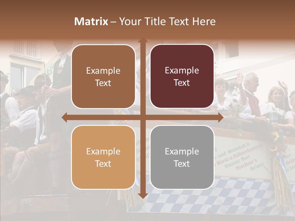 Embroidery Breeches Pants PowerPoint Template