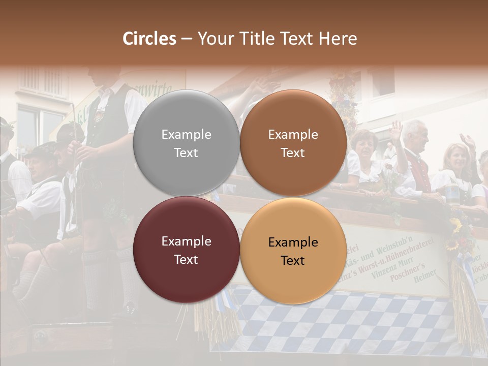 Embroidery Breeches Pants PowerPoint Template