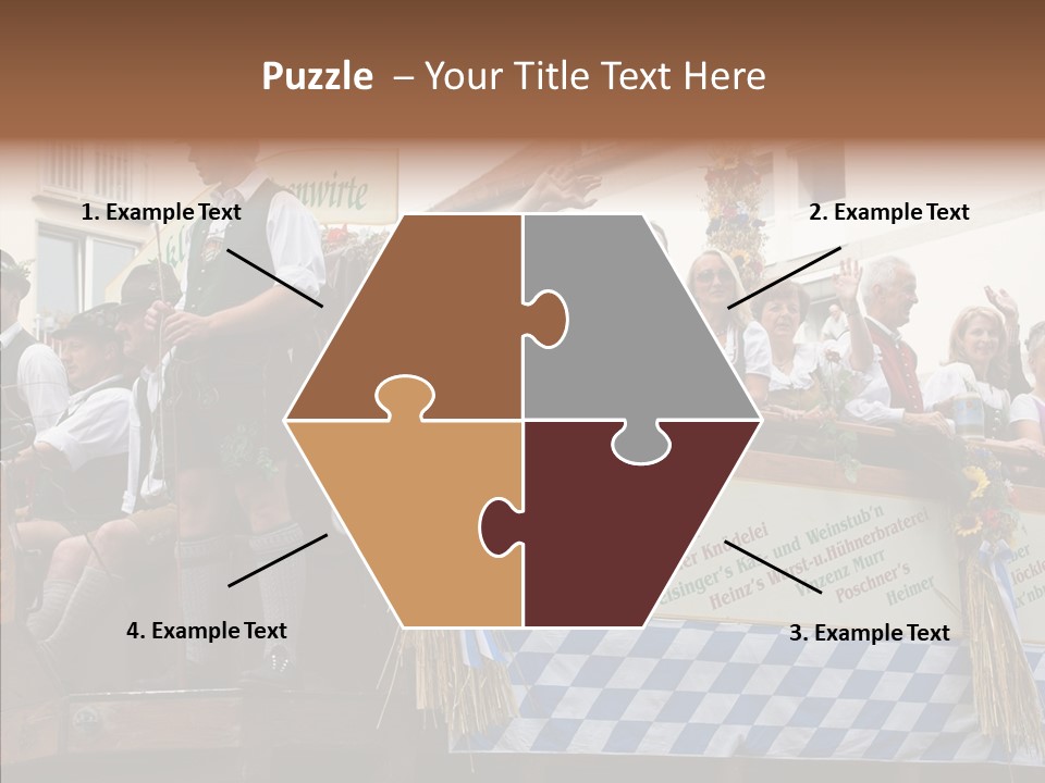 Embroidery Breeches Pants PowerPoint Template