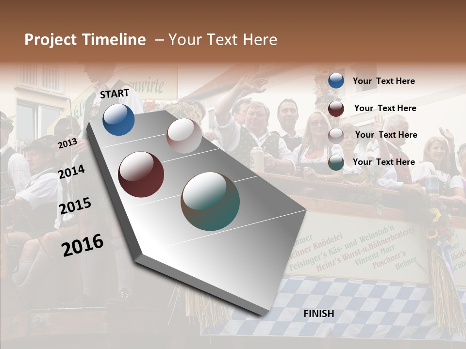 Embroidery Breeches Pants PowerPoint Template