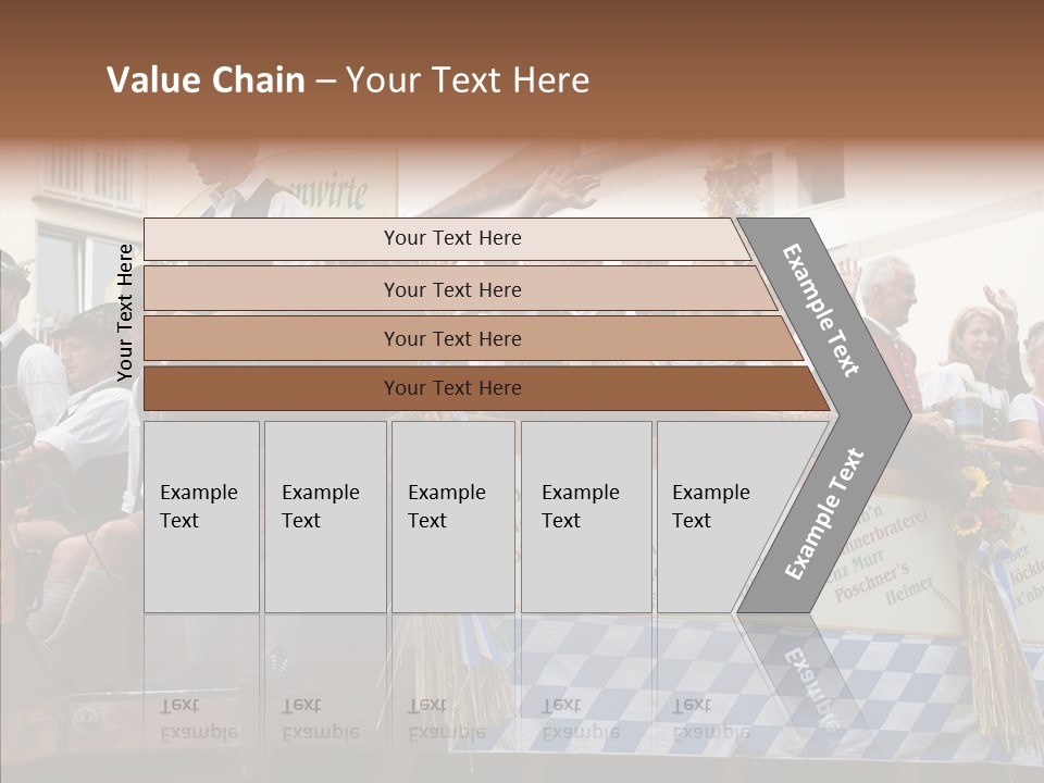 Embroidery Breeches Pants PowerPoint Template