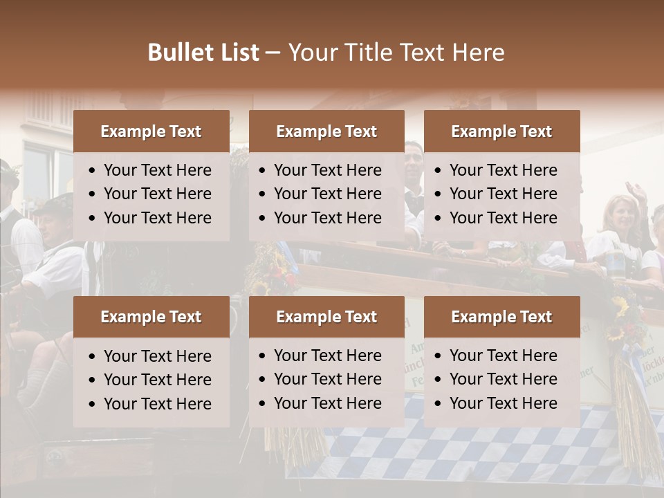 Embroidery Breeches Pants PowerPoint Template