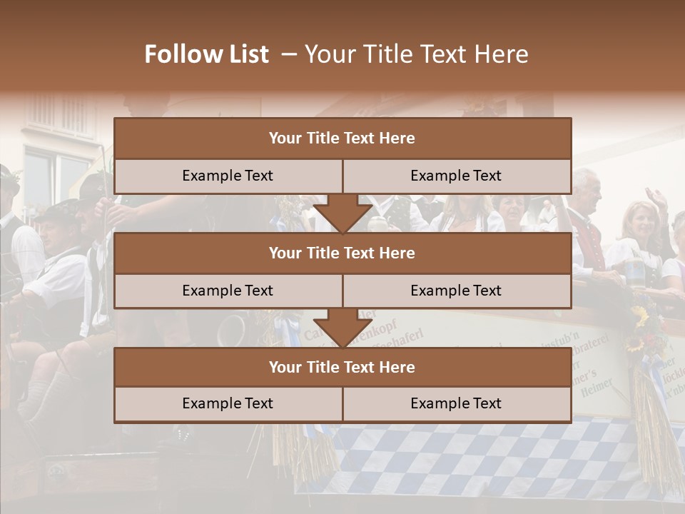 Embroidery Breeches Pants PowerPoint Template