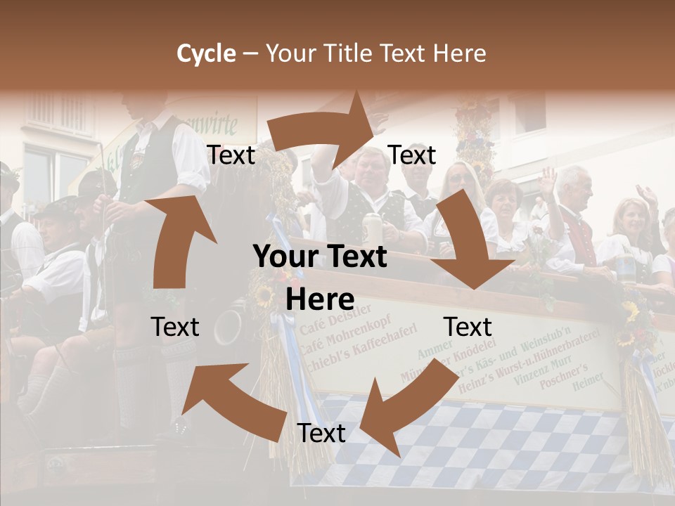 Embroidery Breeches Pants PowerPoint Template