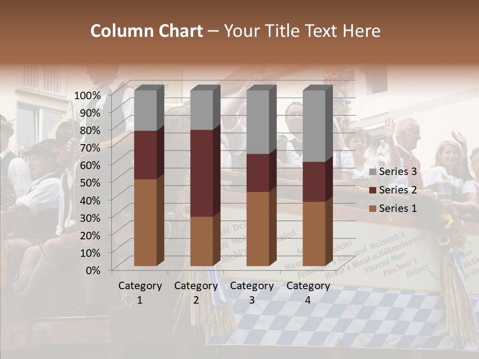 Embroidery Breeches Pants PowerPoint Template