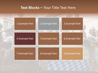 Embroidery Breeches Pants PowerPoint Template