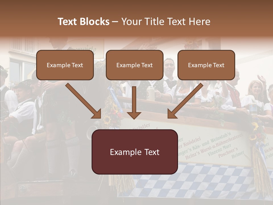 Embroidery Breeches Pants PowerPoint Template