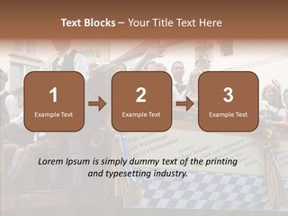 Embroidery Breeches Pants PowerPoint Template