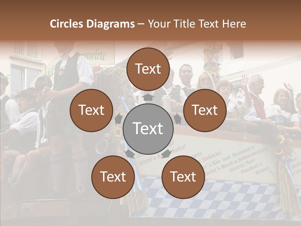 Embroidery Breeches Pants PowerPoint Template