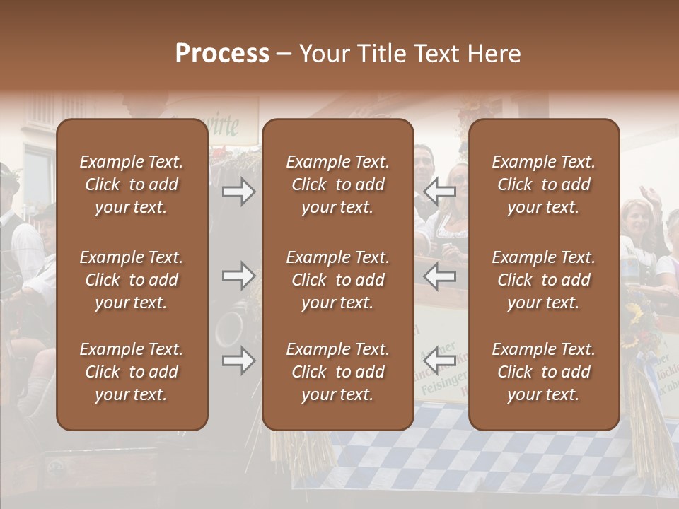 Embroidery Breeches Pants PowerPoint Template