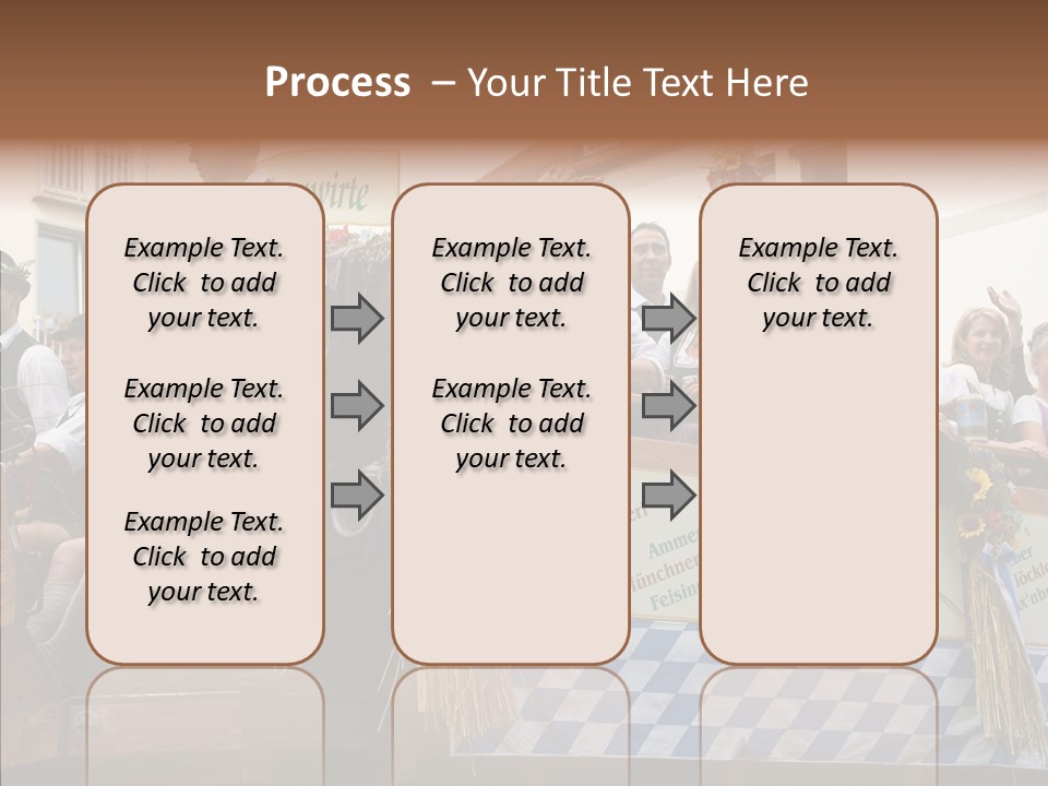 Embroidery Breeches Pants PowerPoint Template