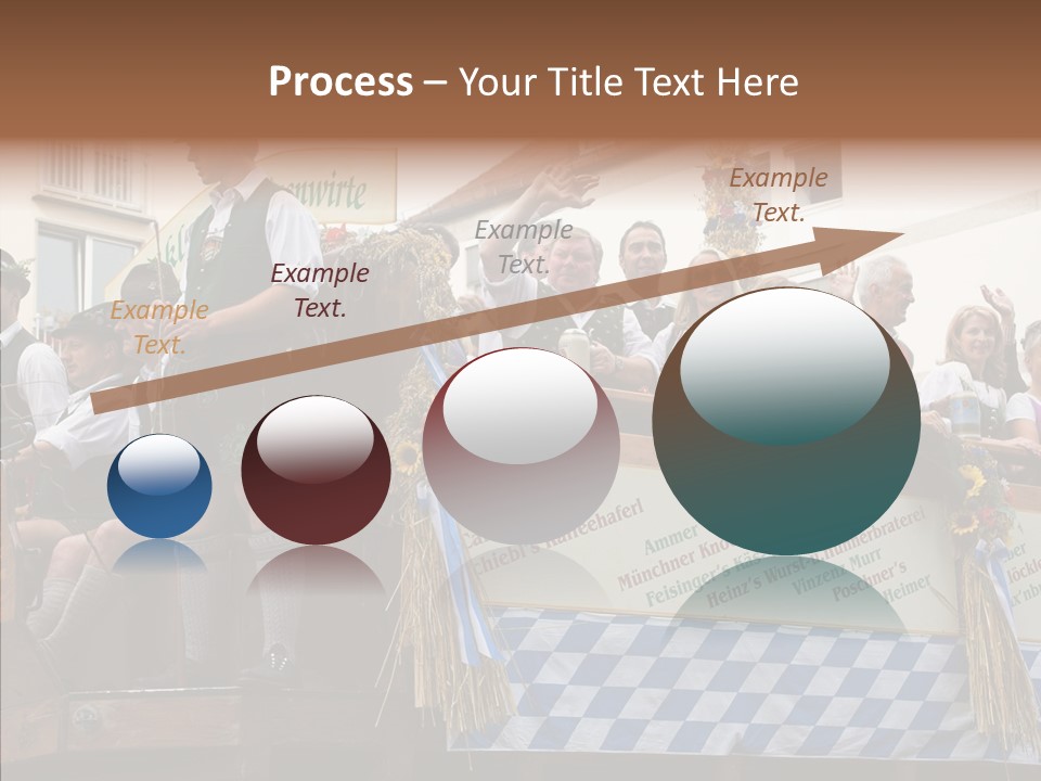 Embroidery Breeches Pants PowerPoint Template