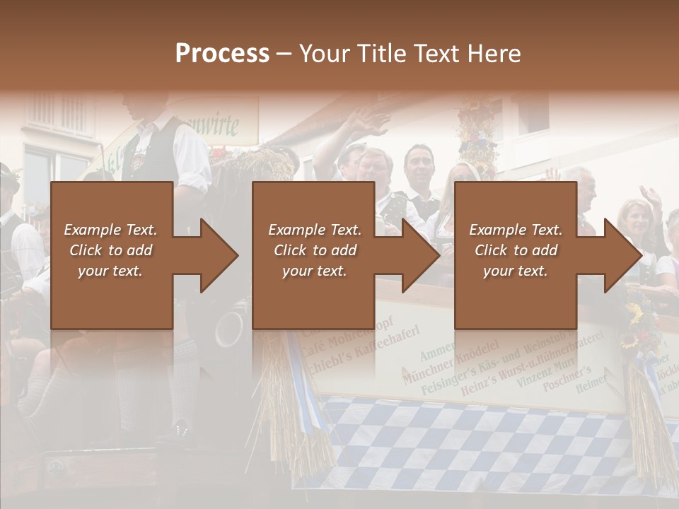 Embroidery Breeches Pants PowerPoint Template