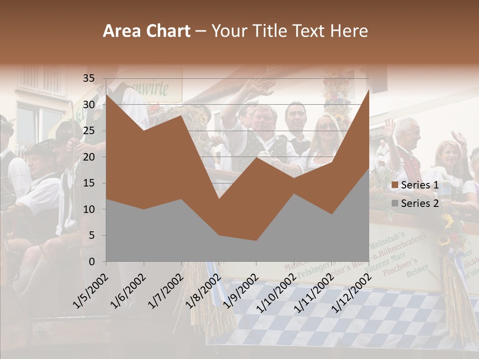 Embroidery Breeches Pants PowerPoint Template