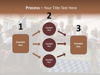 Embroidery Breeches Pants PowerPoint Template