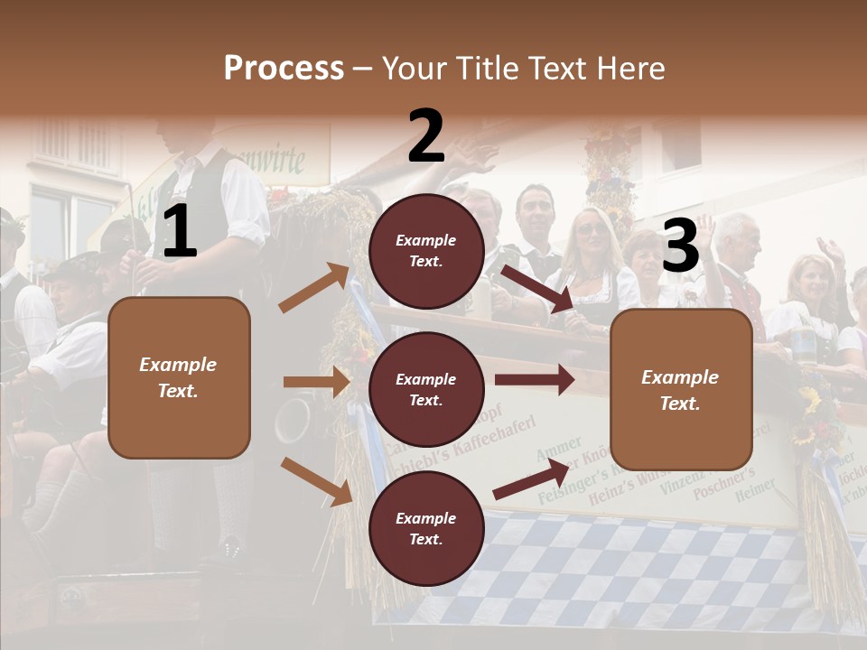 Embroidery Breeches Pants PowerPoint Template