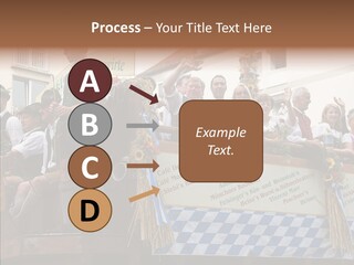 Embroidery Breeches Pants PowerPoint Template