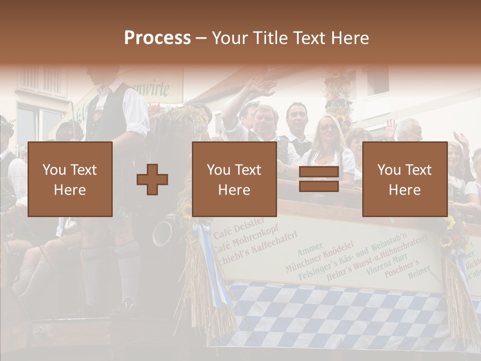 Embroidery Breeches Pants PowerPoint Template