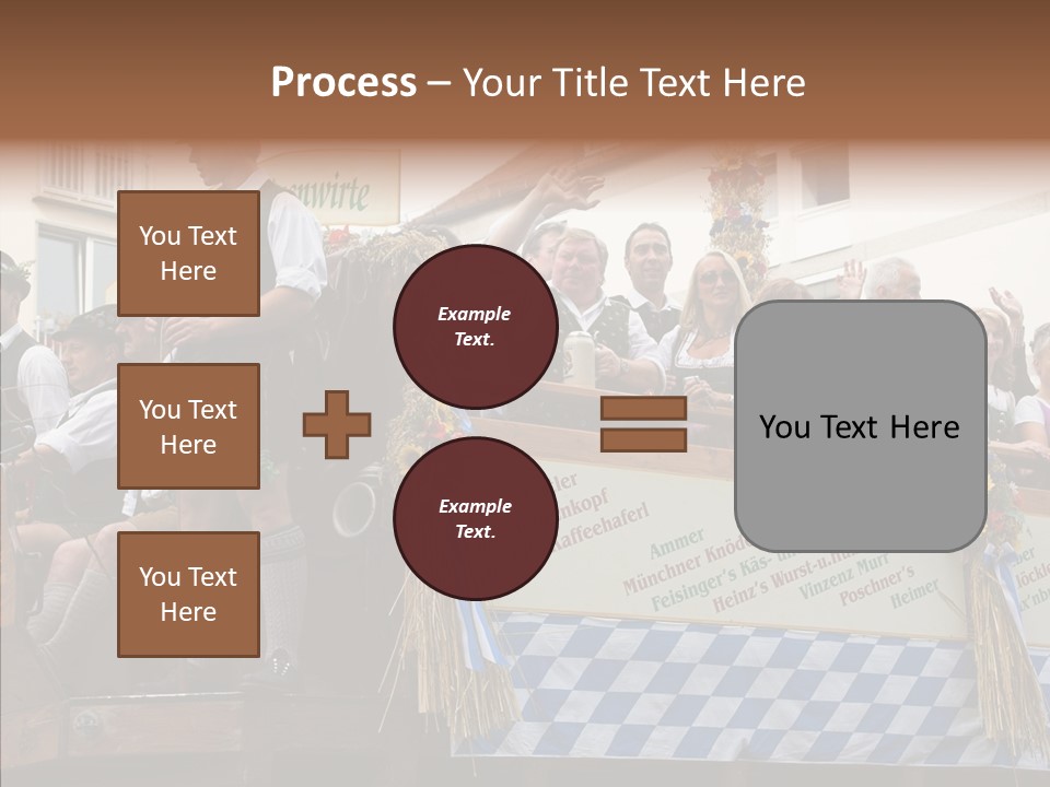 Embroidery Breeches Pants PowerPoint Template