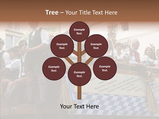 Embroidery Breeches Pants PowerPoint Template