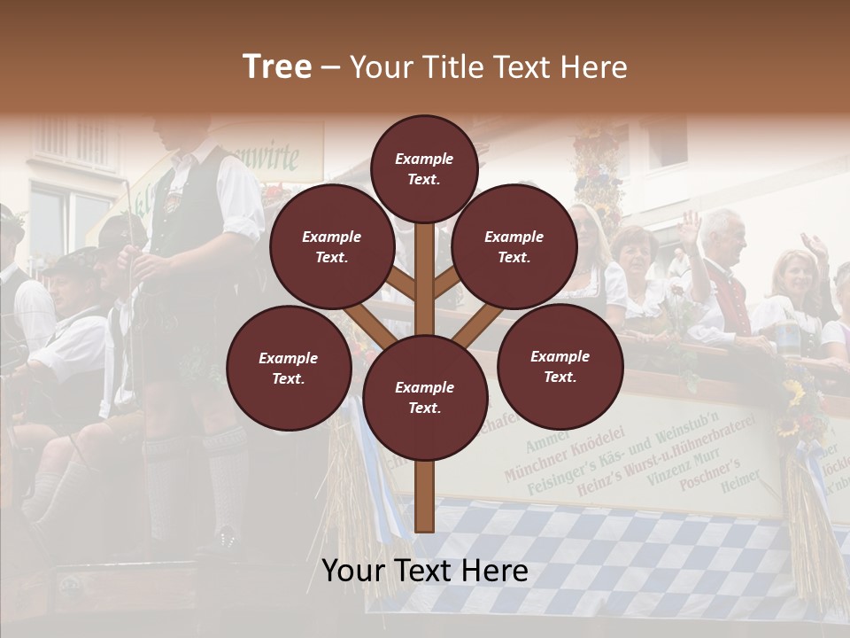 Embroidery Breeches Pants PowerPoint Template