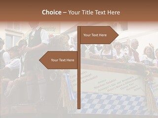 Embroidery Breeches Pants PowerPoint Template