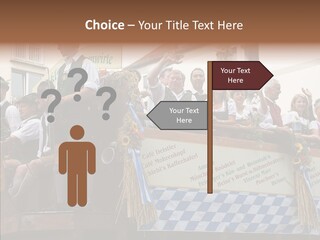 Embroidery Breeches Pants PowerPoint Template