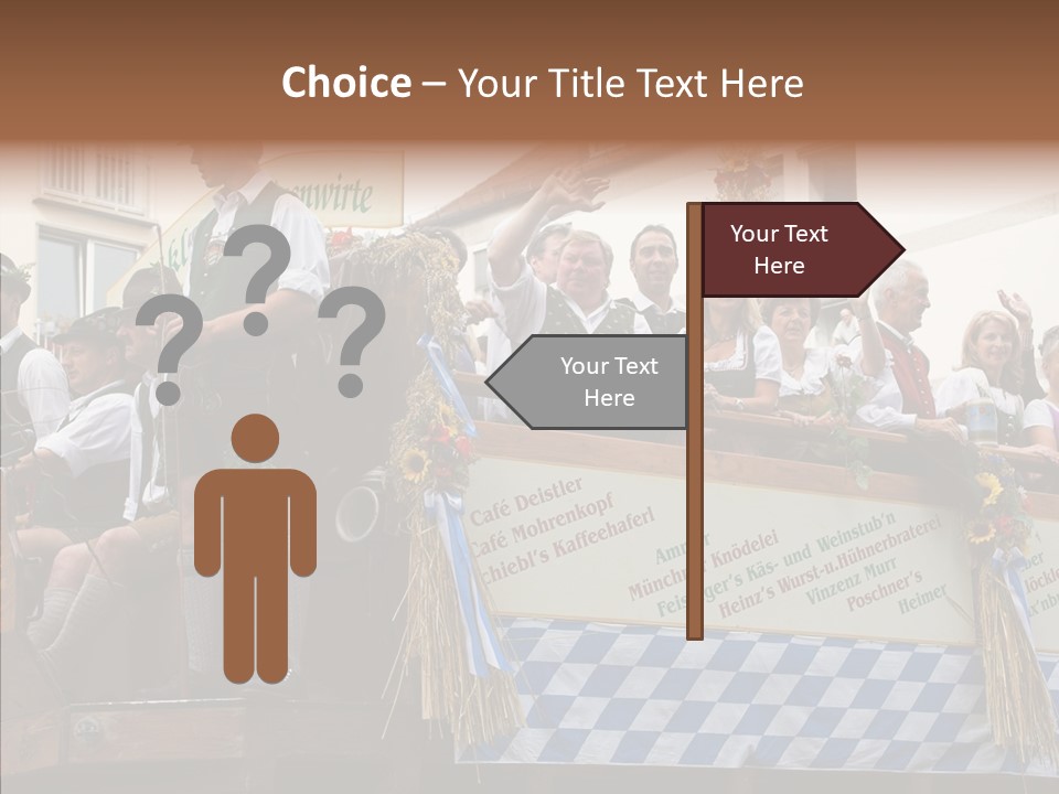 Embroidery Breeches Pants PowerPoint Template