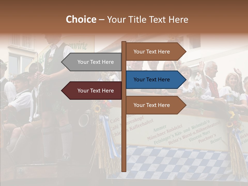 Embroidery Breeches Pants PowerPoint Template