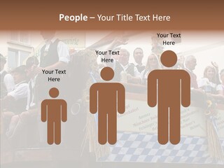 Embroidery Breeches Pants PowerPoint Template