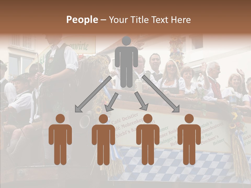 Embroidery Breeches Pants PowerPoint Template