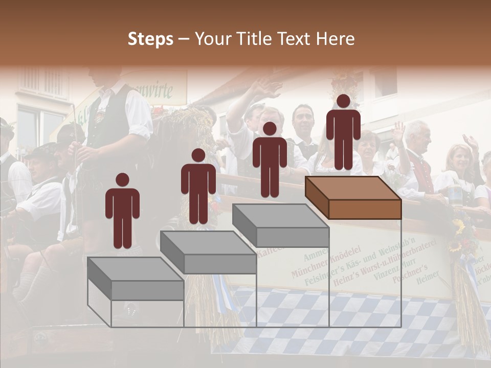 Embroidery Breeches Pants PowerPoint Template