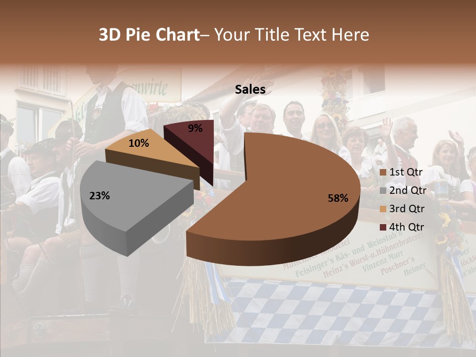 Embroidery Breeches Pants PowerPoint Template