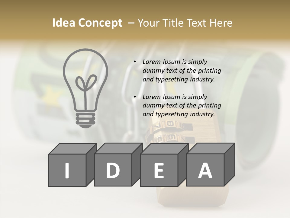 Currency Note Preparedness PowerPoint Template