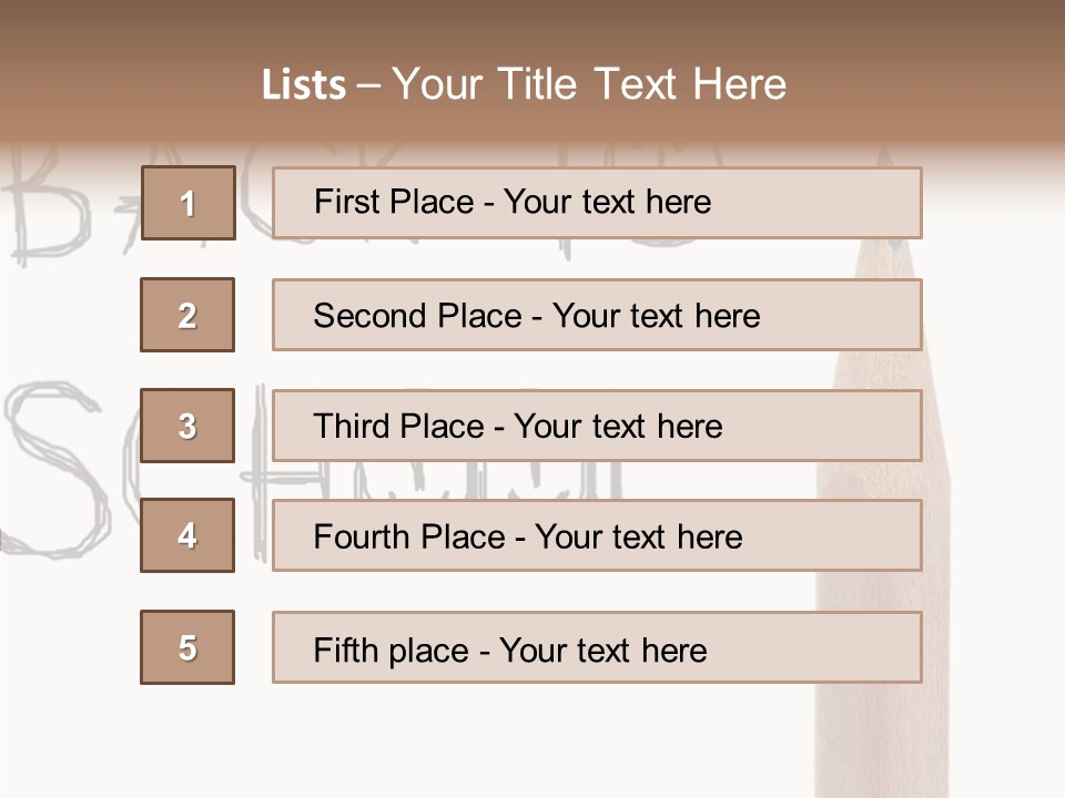 Color School Children PowerPoint Template