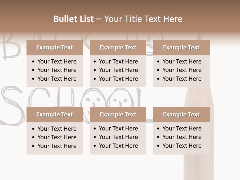 Color School Children PowerPoint Template