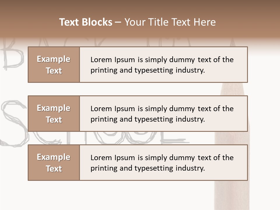 Color School Children PowerPoint Template
