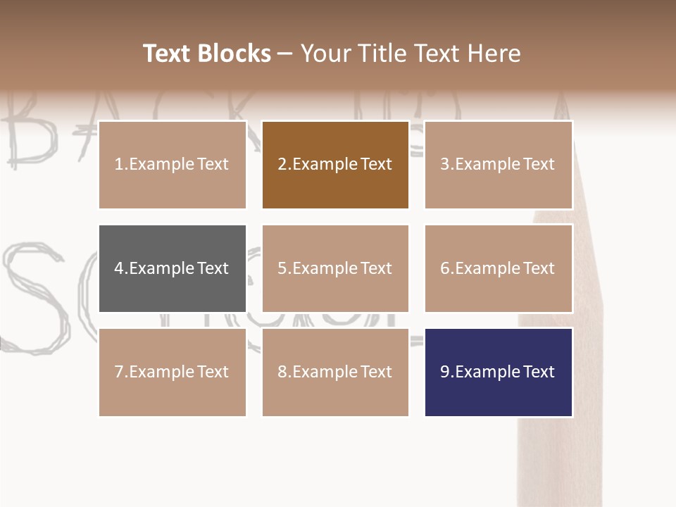 Color School Children PowerPoint Template